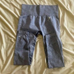 Grey gym shark seamless leggings